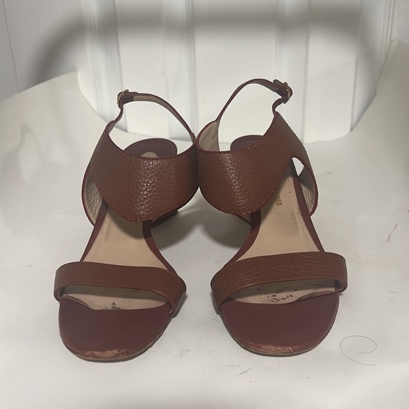 Nicholas Kirkwood Leda Leather Block Heel Sandals - Picture 3 of 9